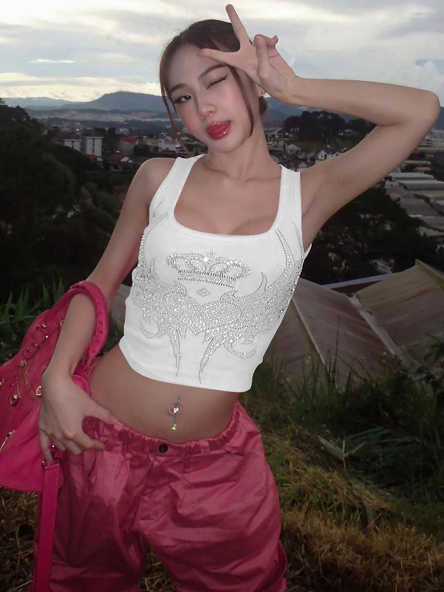 Party Club Pink Crop
