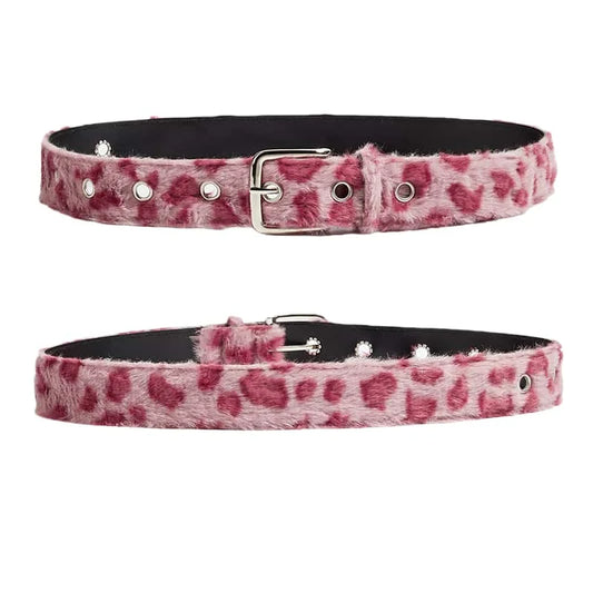 Pink Plush Princess Belt