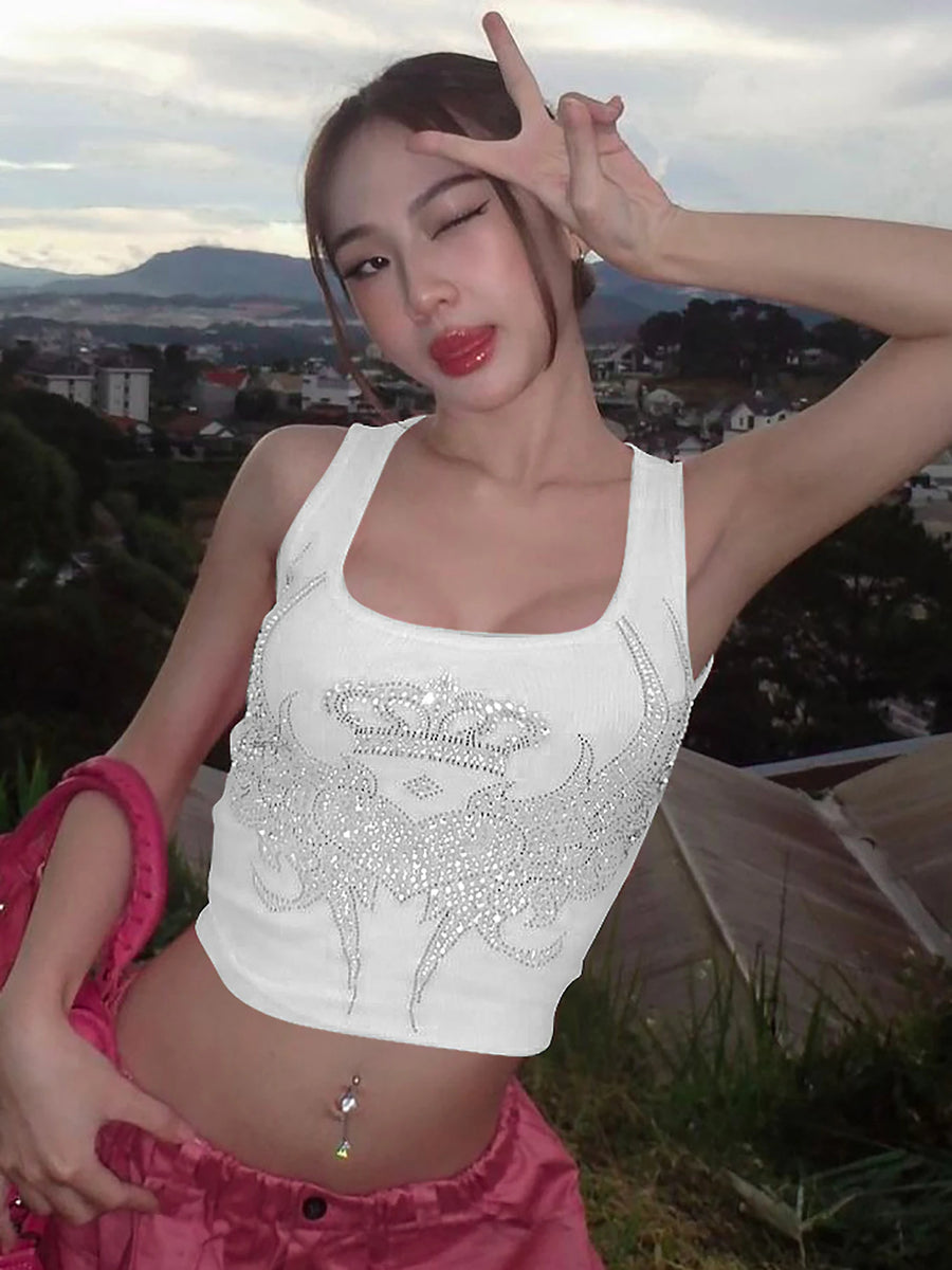 Party Club Pink Crop
