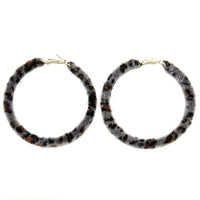 Pink Leopard Y2K Chaos Earrings