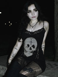 Cyber Skull Bodycon Dress
