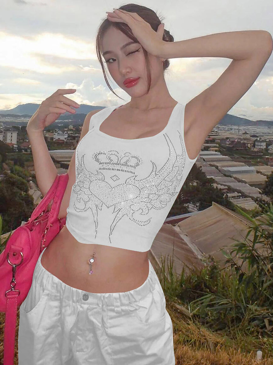 Party Club Pink Crop