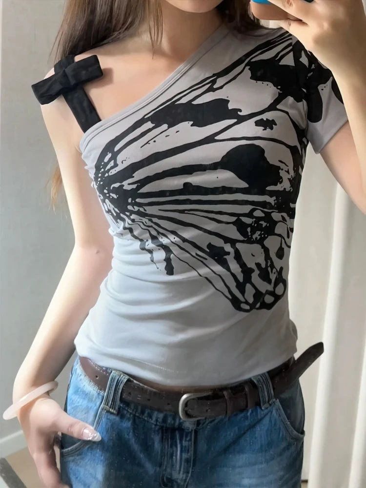 Sexy Off shoulder  T shirt
