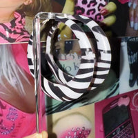 Zebra Riot Y2K Earrings