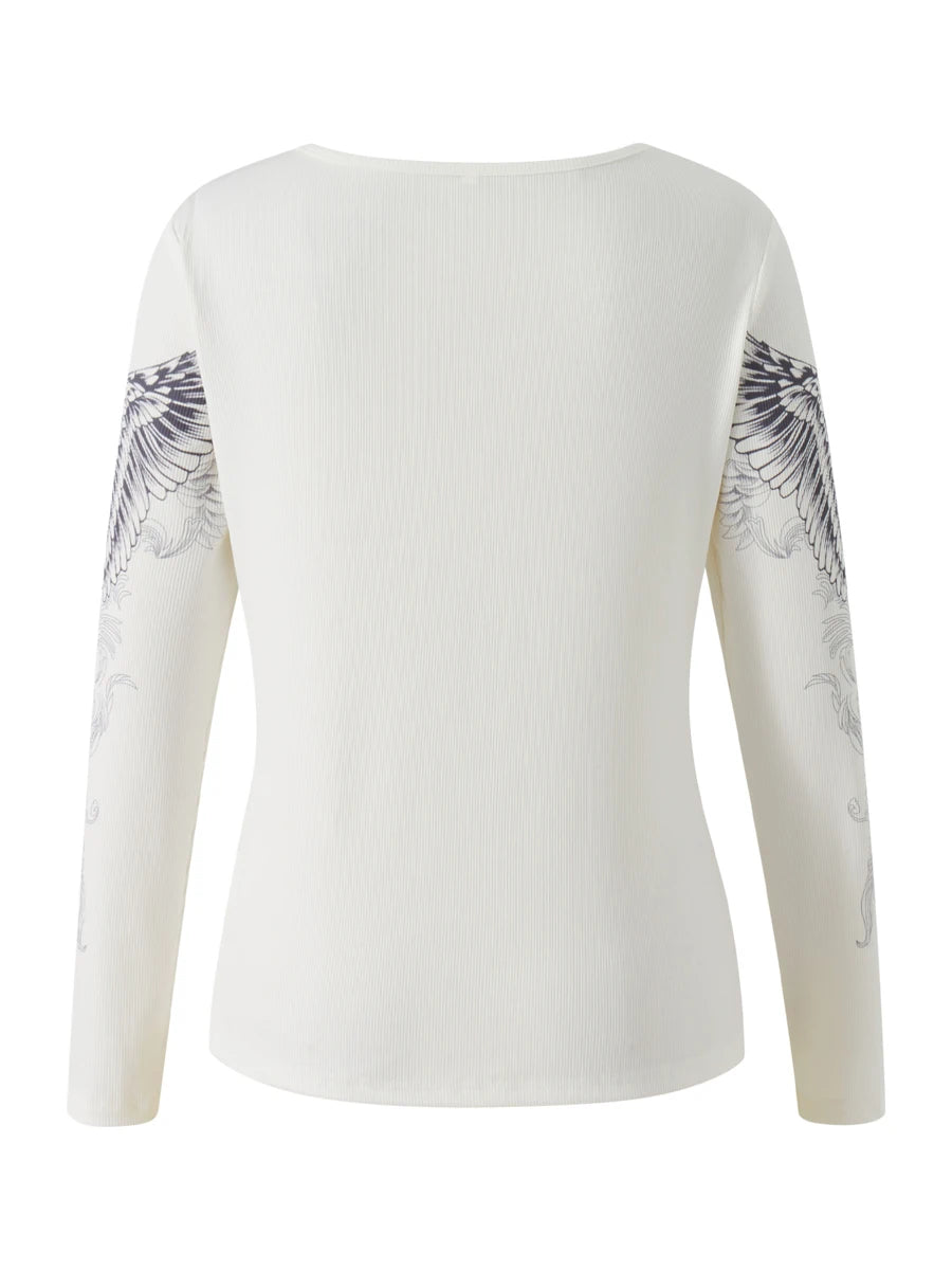 Fallen Angel Y2K Long-Sleeve Tee