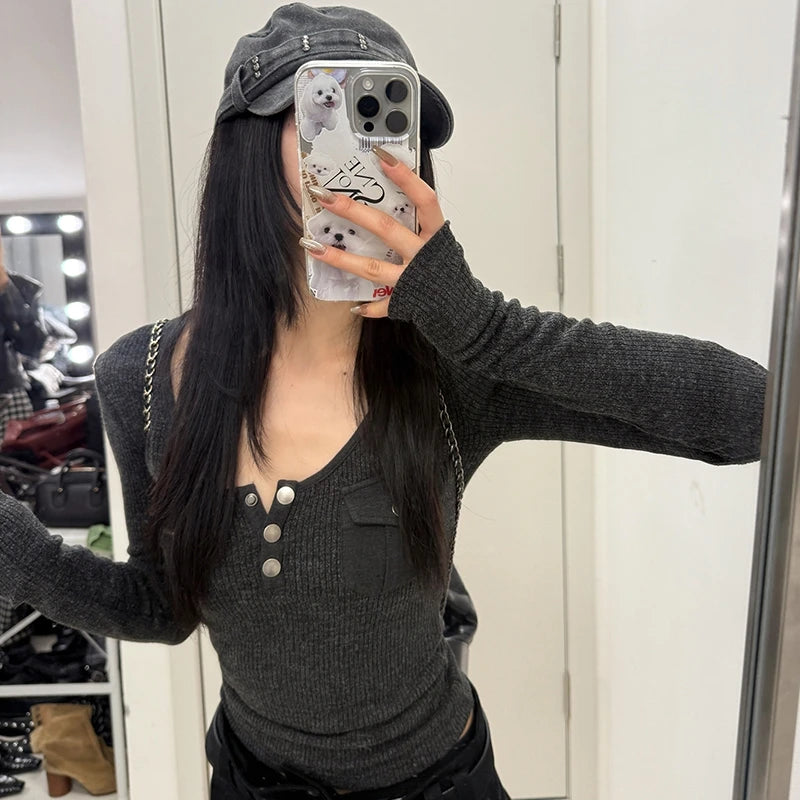 90s American Retro Crop Tee