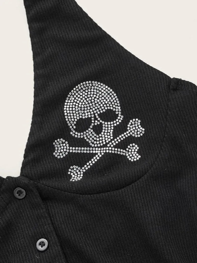 Sexy skull tank top
