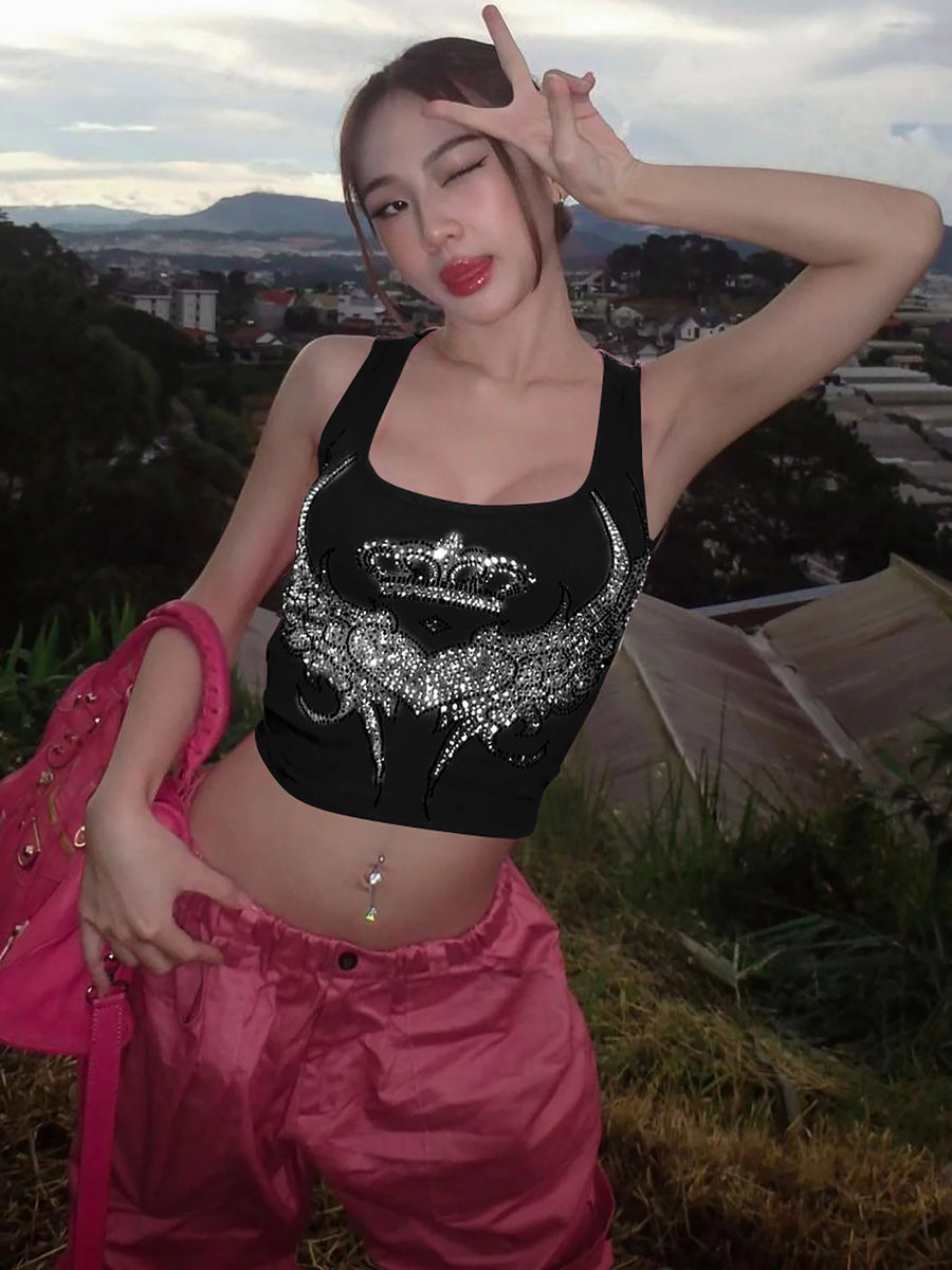 Party Club Pink Crop