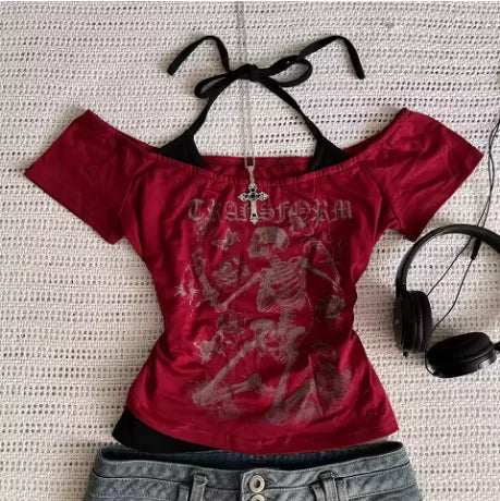 Reidd Y2K Off-Shoulder