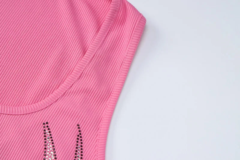 Party Club Pink Crop