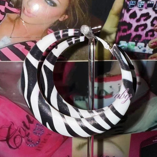 Zebra Riot Y2K Earrings