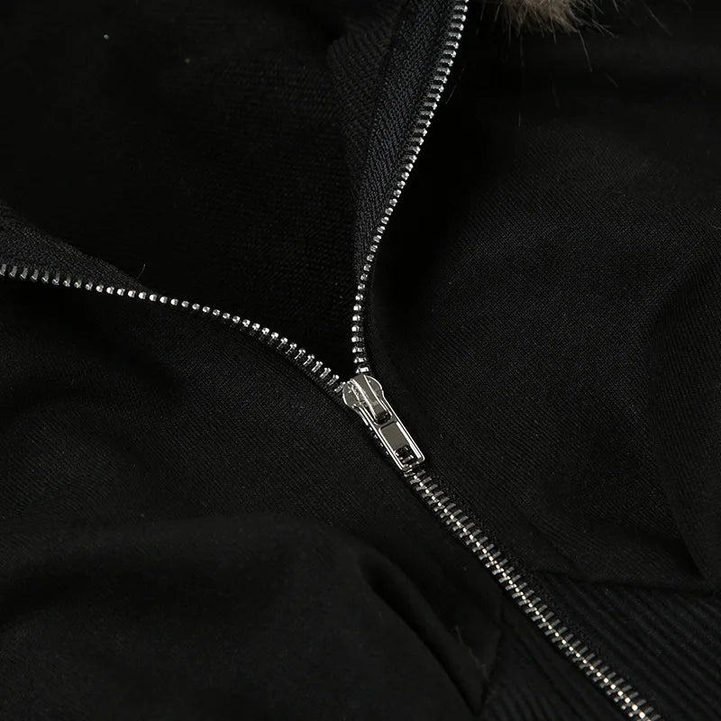 Faux Fur Hooded Coats