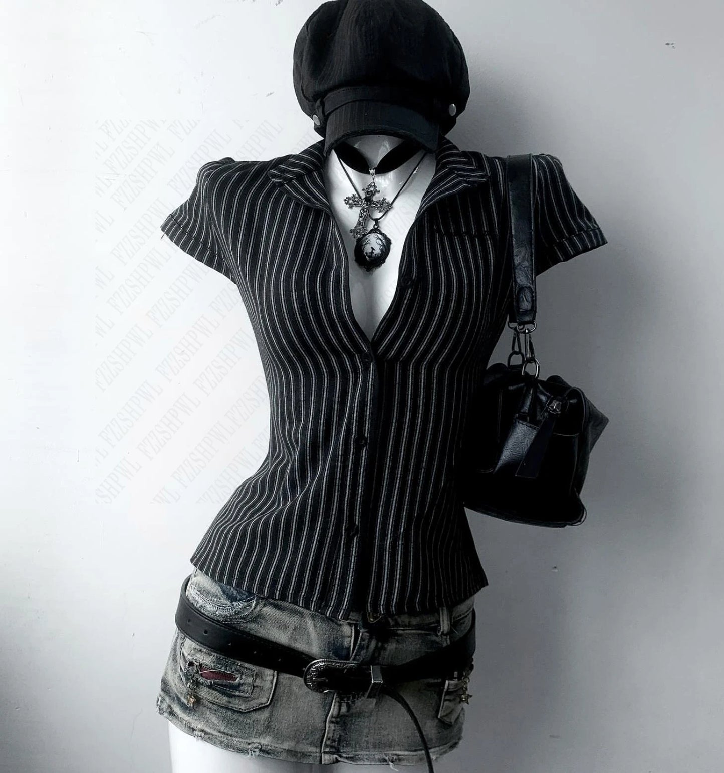 Striped Siren Y2K Camisole