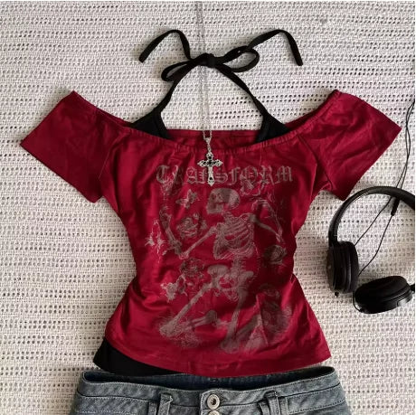 Reidd Y2K Off-Shoulder