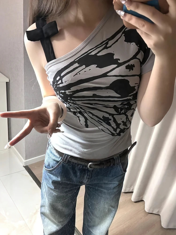 Sexy Off shoulder  T shirt