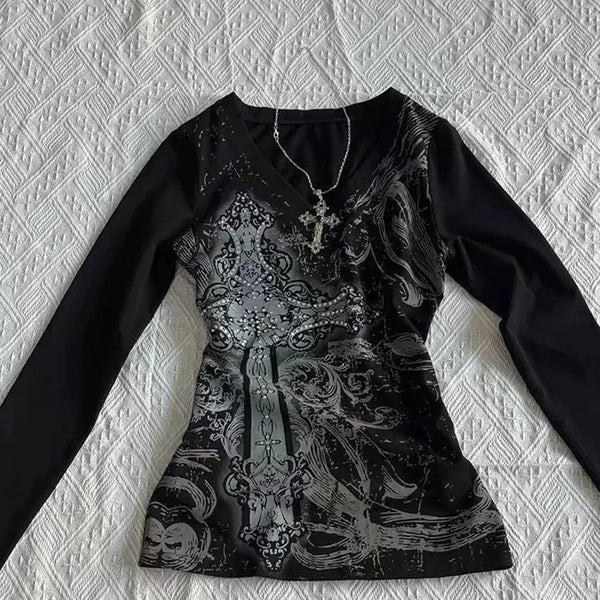 90s Hotgirl Punk Crop Tee
