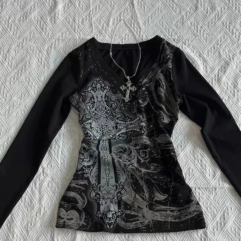 90s Hotgirl Punk Crop Tee